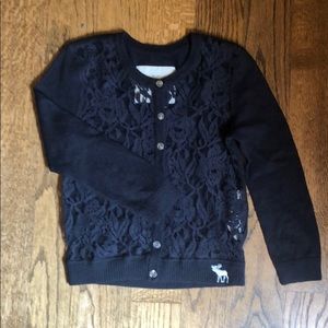 Girls Lace Cardigan-Abercrombie Kids